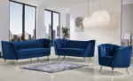 Picture of VELVET SOFA, LOVESEAT AND CHAIR