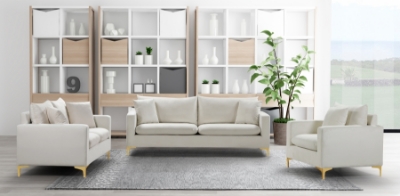 Show details for VELVET SOFA, LOVESEAT AND CHAIR Picture of VELVET SOFA, LOVESEAT AND CHAIR