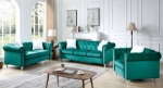 Picture of VELVET SOFA, LOVESEAT AND CHAIR