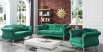 Picture of VELVET SOFA, LOVESEAT AND CHAIR