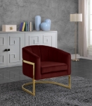Picture of Velvet Accent Chair