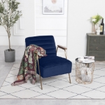 Picture of Woodford Velvet Accent Chair