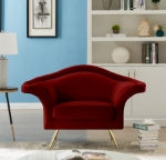 Picture of Lips Velvet Chair