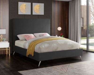 Show details for 54" Gold and Chrome Legs Included with each bed Velvet Bed Picture of 54" Gold and Chrome Legs Included with each bed Velvet Bed