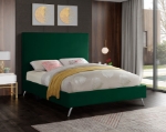 Picture of 54" Gold and Chrome Legs Included with each bed Velvet Bed