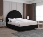 Picture of 54" Acrylic Legs Contemporary Design Velvet Bed