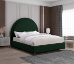 Picture of 54" Acrylic Legs Contemporary Design Velvet Bed