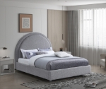 Picture of 54" Acrylic Legs Contemporary Design Velvet Bed
