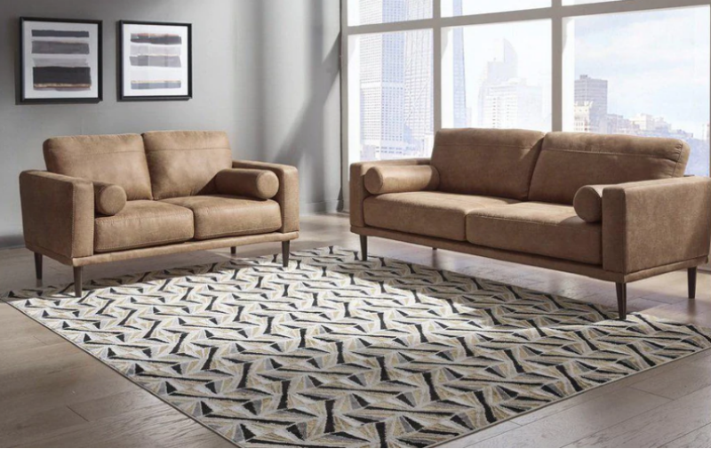Picture of Bonded Leather stationary sofas