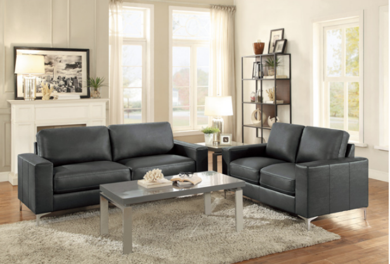 Picture of Bonded Leather stationary sofas