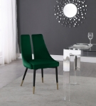Picture of 22" Soft Velvet Unique Dining Chair