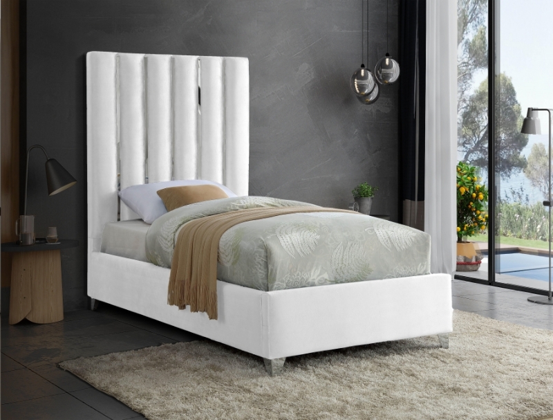Picture of Velvet Engineered Wood Metal Velvet Beds