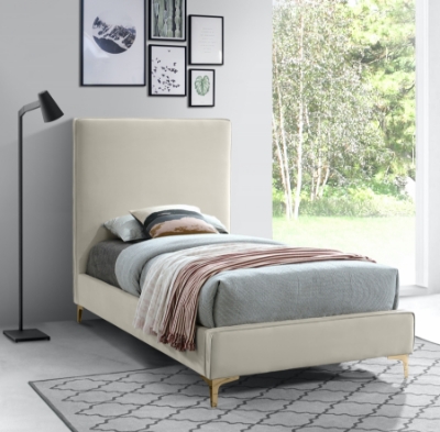 Show details for Gold & Chrome Legs Included  Velvet Beds Picture of Gold & Chrome Legs Included  Velvet Beds