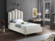Picture of Gold Steel Legs Deep Channel Tufting Velvet Beds