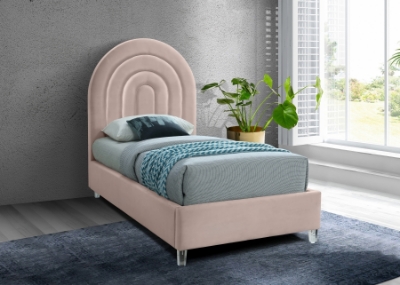 Show details for 39" Acrylic Velvet Engineered Wood Foam Velvet Beds Picture of 39" Acrylic Velvet Engineered Wood Foam Velvet Beds