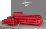 Picture of Genuine leather sectional 