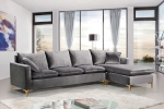 Picture of Velvet Sectional 