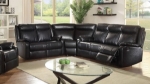 Picture of Leather reclining sectional 