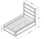 Picture of 44"-48" Bed Orbelle 