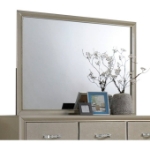 Picture of Champagne Finish Wood 7 Drawer Dresser And Mirror