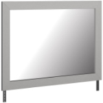 Picture of Gray Finish wood  Dresser And Mirror