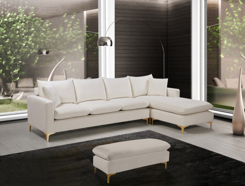 Picture of Velvet Sectional 