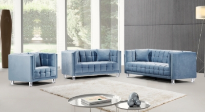 Show details for VELVET SOFA, LOVESEAT AND CHAIR Picture of VELVET SOFA, LOVESEAT AND CHAIR
