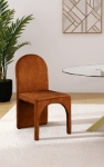 Picture of 18.5" Fully Upholstered Chair Steel Frame Velvet Dining Chair