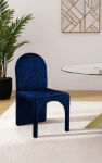 Picture of 18.5" Fully Upholstered Chair Steel Frame Velvet Dining Chair
