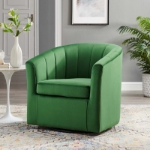 Picture of Velvet Swivel Chair