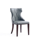 Picture of Grey Leather Dining Chairs