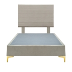 Picture of Upholstered bed with Miami Headboard