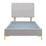 Picture of Upholstered bed with Miami Headboard