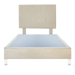Picture of Flat Miami Headboard and Regular Base Custom Bed