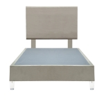 Picture of Flat Miami Headboard and Regular Base Custom Bed