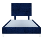 Picture of Flat Miami Headboard and Regular Base Custom Bed