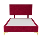 Picture of Flat Miami Headboard and Regular Base Custom Bed