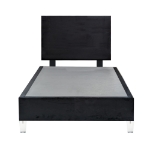 Picture of Flat Miami Headboard and Regular Base Custom Bed