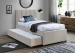 Picture of Textured Linen Trundle Bed