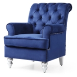 Picture of Velvet Accent Chair