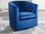 Picture of Velvet Swivel Chair