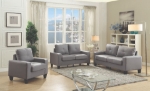 Picture of Faux Leather Sofa, Loveseat and Chair