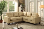 Picture of Leather Sectional and Ottoman