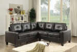 Picture of Leather Sectional and Ottoman