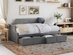 Picture of Twin bed with Trundle or Storage Drawers