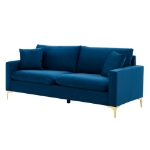 Picture of Velvet Sofa, Loveseat and Chair