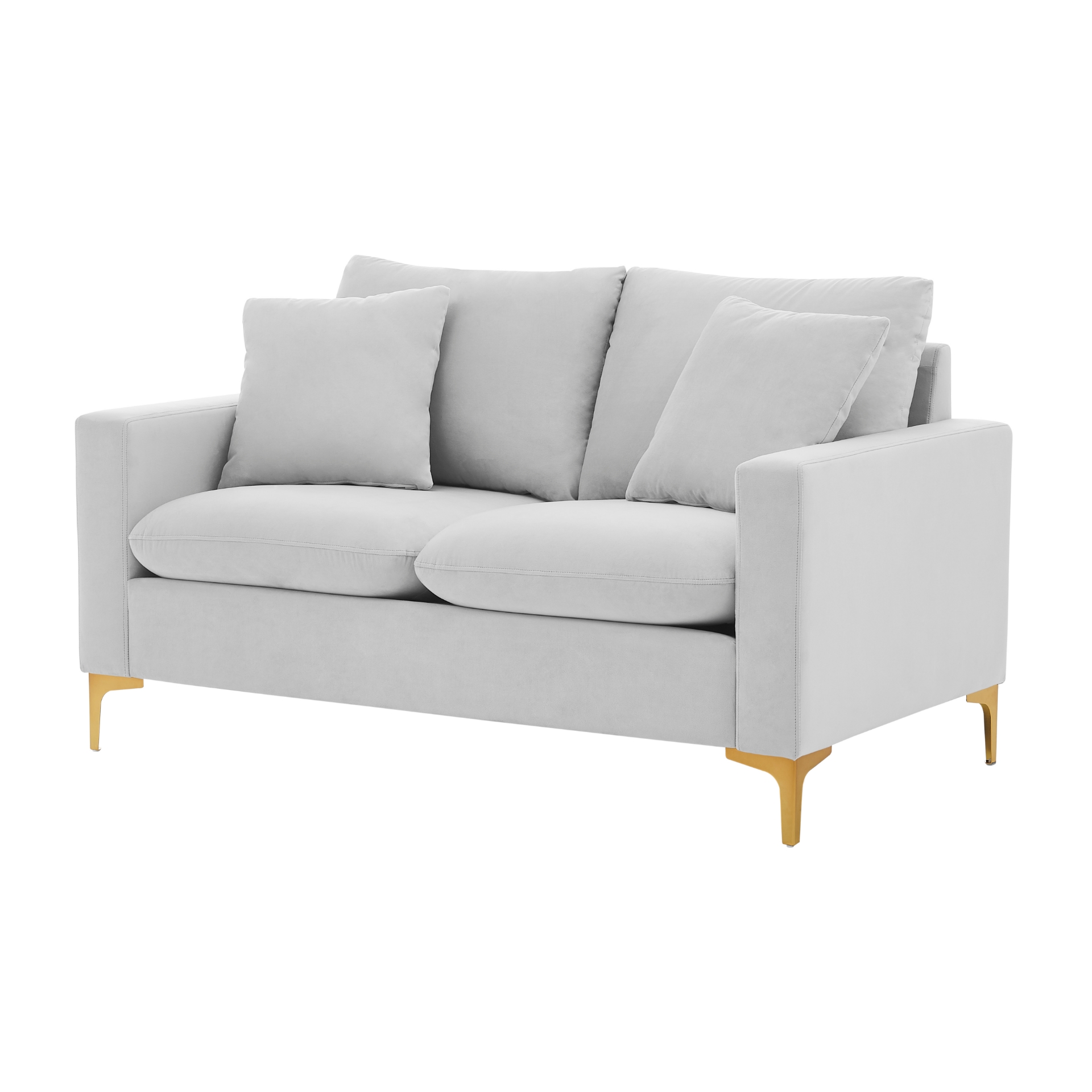 Lounge Around. Velvet Sofa, Loveseat and Chair