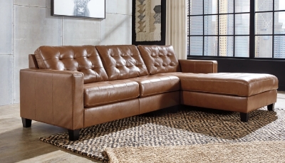 Show details for Genuine Leather Sectional  Picture of Genuine Leather Sectional