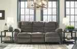 Picture of Fabric Reclining Sofa, Loveseat and Recliner in Grey