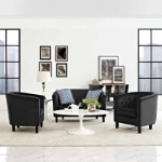 Picture of 3 Piece Velvet Loveseat and Armchair Set